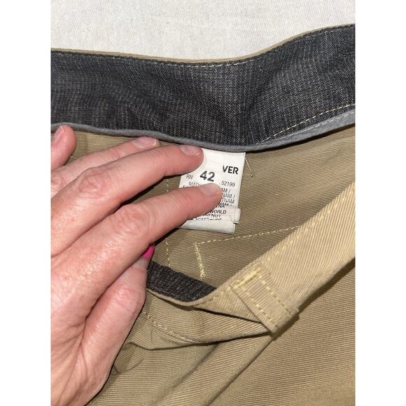 Quicksilver Amphibian Men’s Shorts Khaki Brown Size 42 X 9 | 4 Way Stretch Chino - Picture 6 of 13